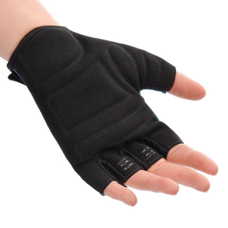 Meteor, rękawiczki rowerowe, MX11, rozmiar XL, ciemny niebieski/jasny niebieski