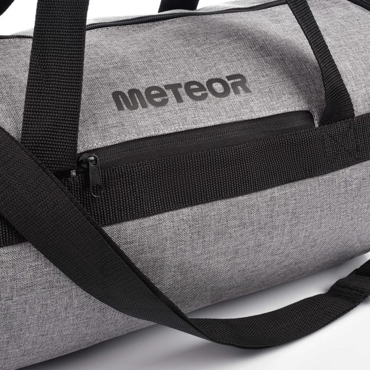 Meteor, Sirin, torba fitness, szary melanż/czarny, 25l