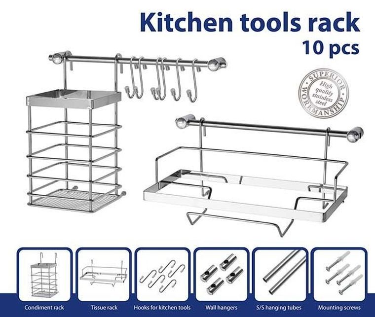 Metlex, reling kuchenny, 10 elementowy