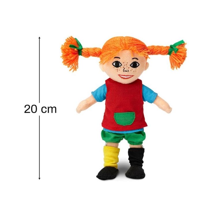 Micki, Pippi Pończoszanka, lalka szmaciana, 20 cm