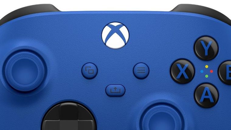 Microsoft, kontroler, Xbox Series Shock Blue