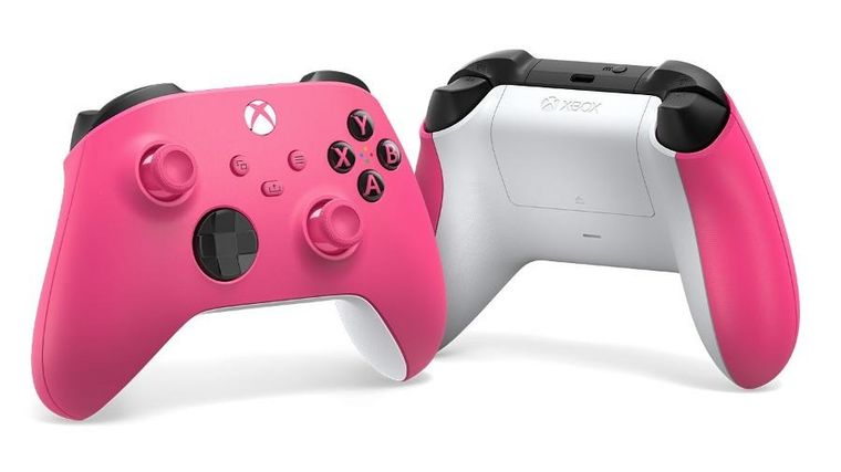Microsoft, Xbox Series, kontroler bezprzewodowy, różowy
