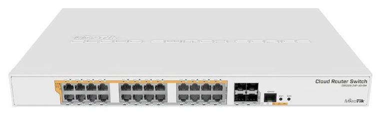 MikroTik CRS328-24P-4S+RM, Switch, 24x RJ45 1000Mb/s, 4x SFP+