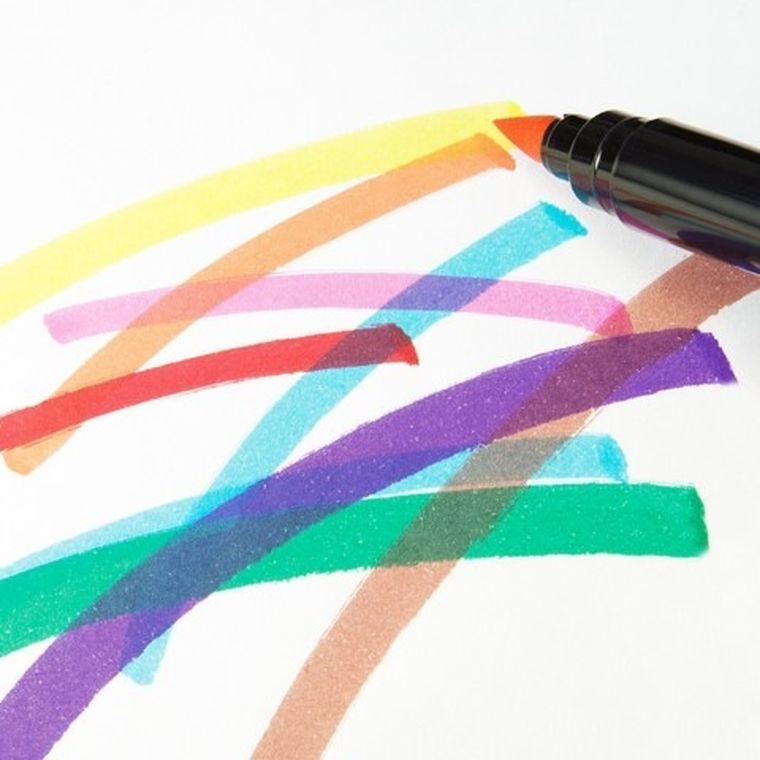 Milan, Flamastry z końcówką - pędzelkiem, 10 szt.