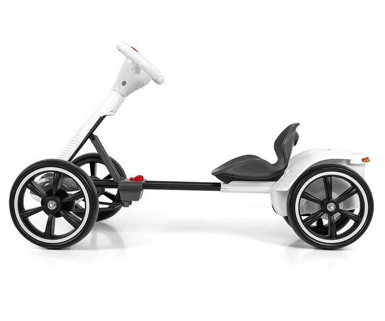 Milly Mally, Bolt, gokart, pojazd na akumulator, biały