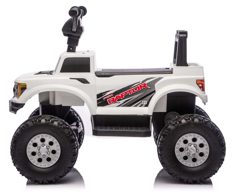 Milly Mally, Ford F-150 Raptor, pojazd na akumulator, biały