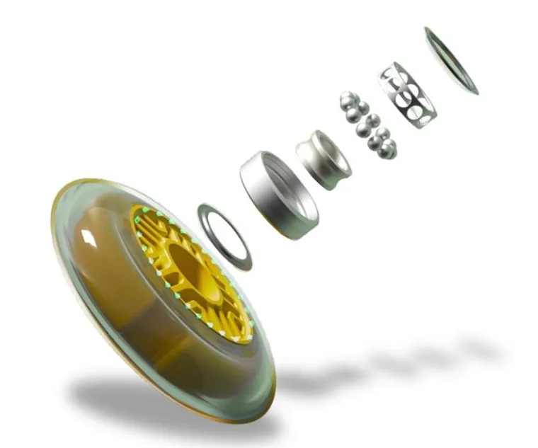 Milly Mally, Gravity, jeździk grawitacyjny, zielono-żółty