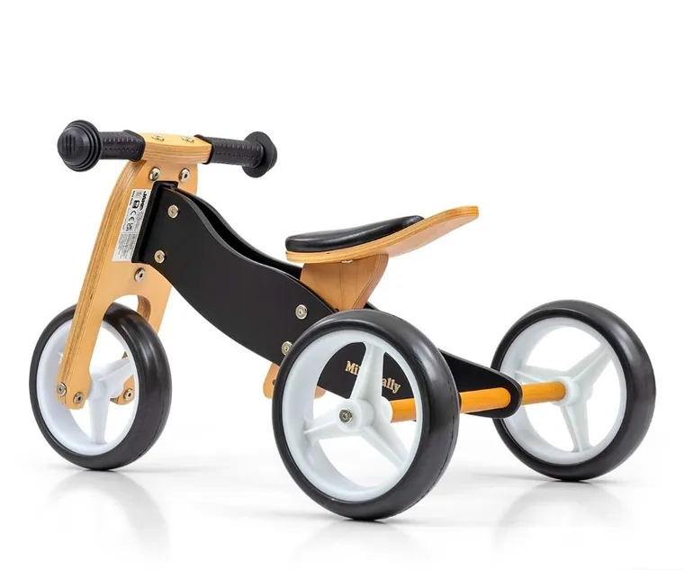 Milly Mally, Jake, rowerek 2w1, Classic Black