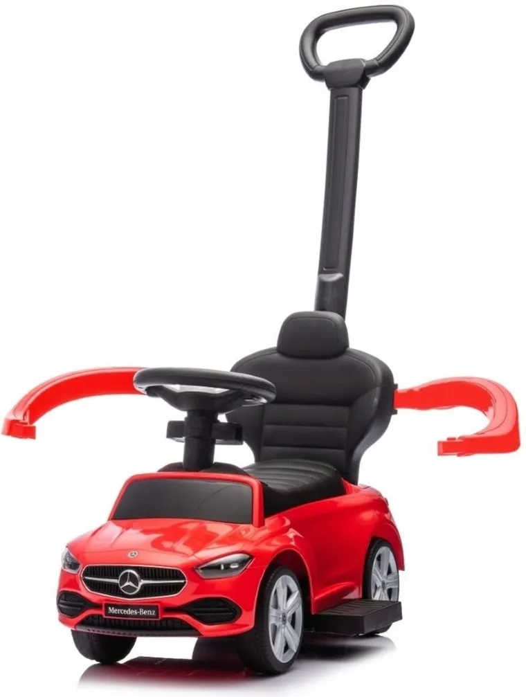 Milly Mally, Mercedes C-Class S, jeździk z rączką, pojazd, czerwony