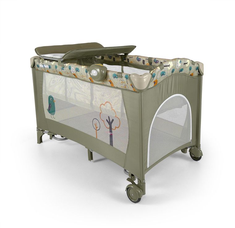 Milly Mally, Mirage Deluxe Grey Bird, łóżeczko turystyczne