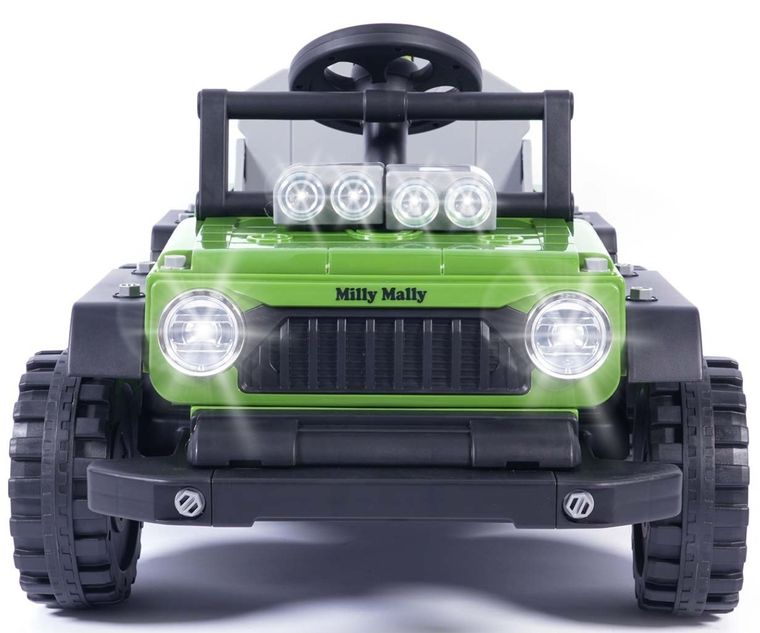 Milly Mally, Prime, pojazd na akumulator 2w1, zielony