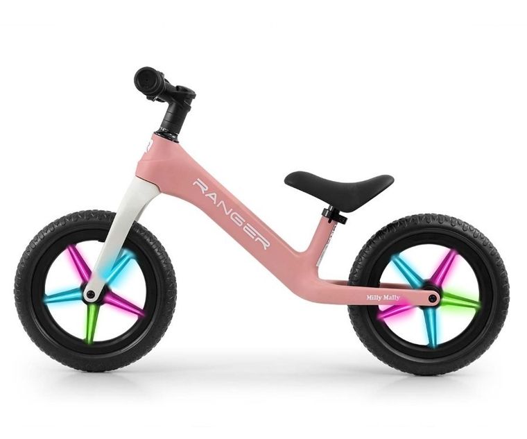 Milly Mally, Ranger Flash, rowerek biegowy, pink