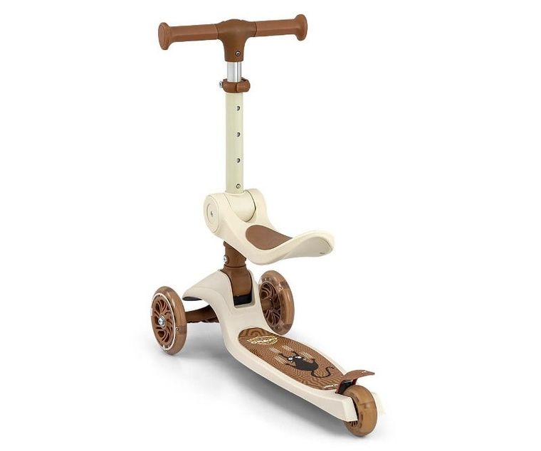 Milly Mally, Scooter Fuzzy, hulajnoga 3-kołowa, 2w1, classic