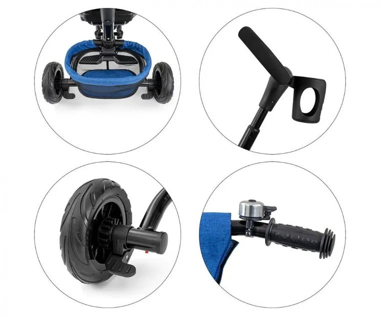 Milly Mally, Stanley Rubber, rowerek trójkołowy, Navy-Black