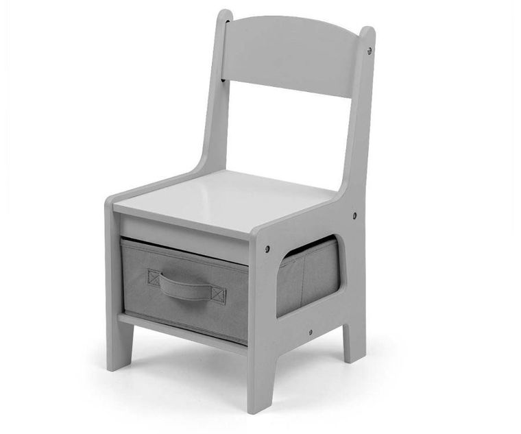 Milly Mally, Sven, stolik i dwa krzesełka, szare