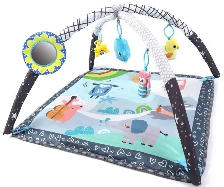 Milly Mally, TinyMini, mata edukacyjna 2w1, kojec z piłkami