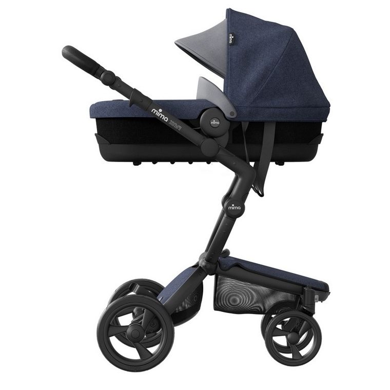 Mima, Xari Sport, gondola do wózka, denim