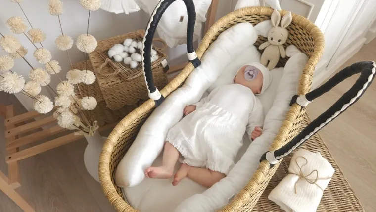 MimiNu, Bloomersy, muślinowe majtki na pieluchę, śmietanka, rozmiar M, 1-4 l.