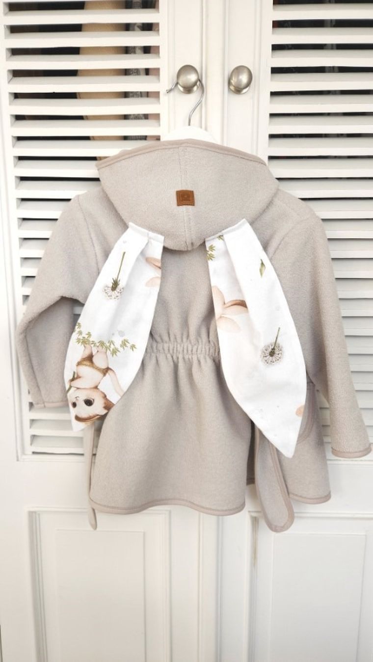 MimiNu, Kotki, szlafrok termofrotte, rozmiar 86