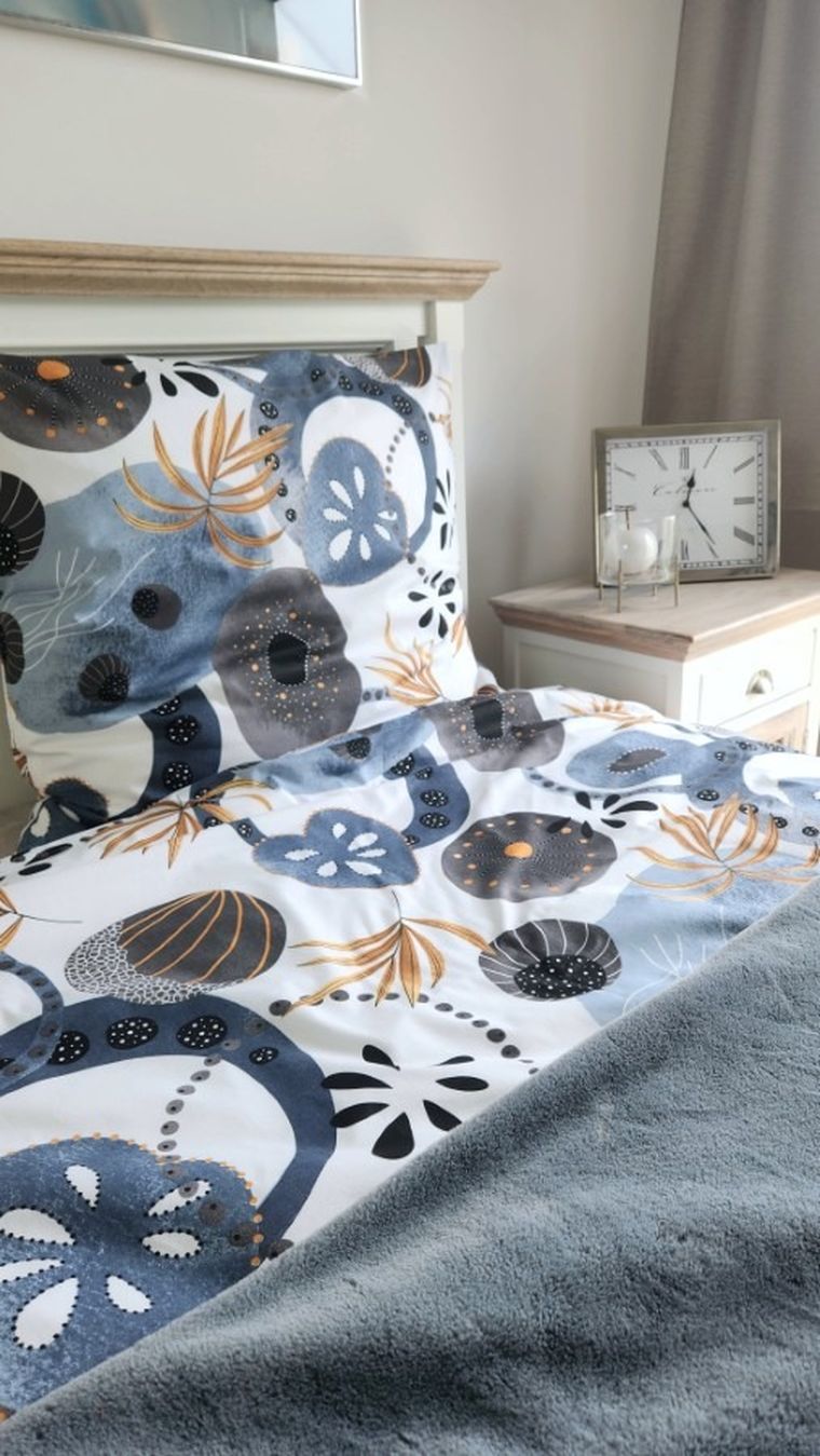 MimiNu, Modern, 3-częściowy komplet pościeli, 160-200 cm + 50-60 cm