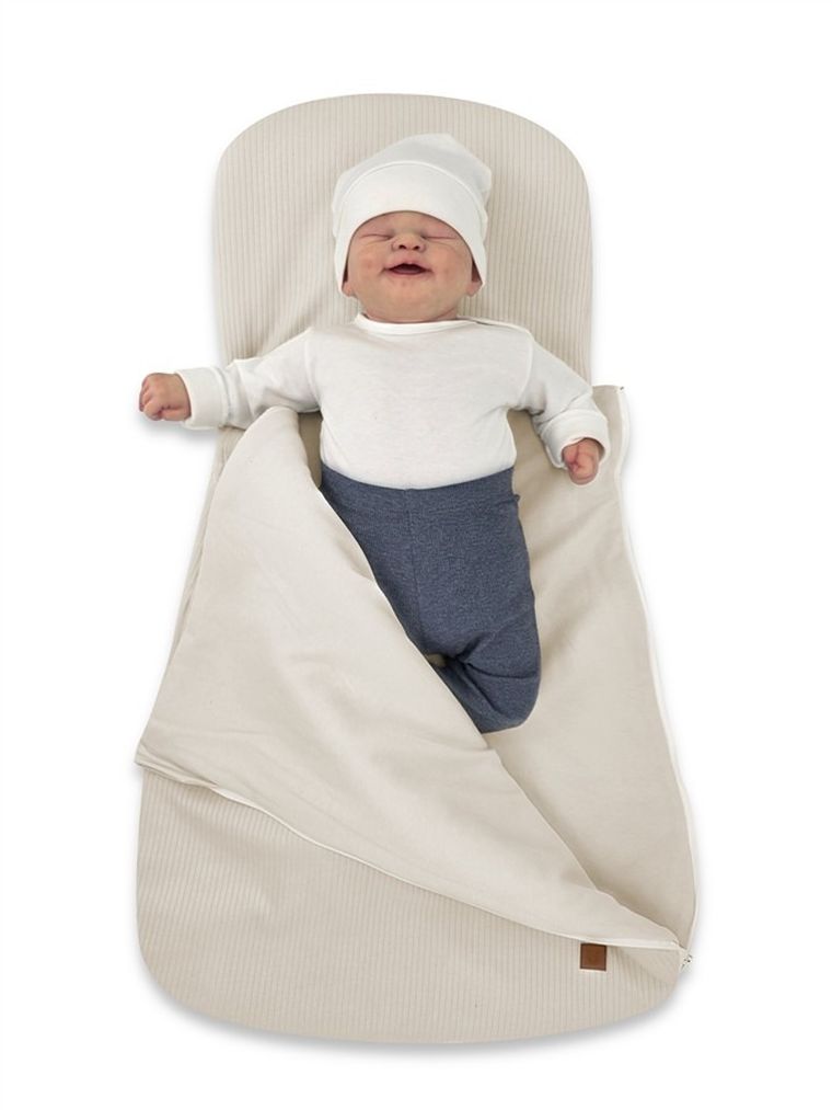 MimiNu, Soft, becik do spania i tulenia, interlock, TOG 2-2.5, beż