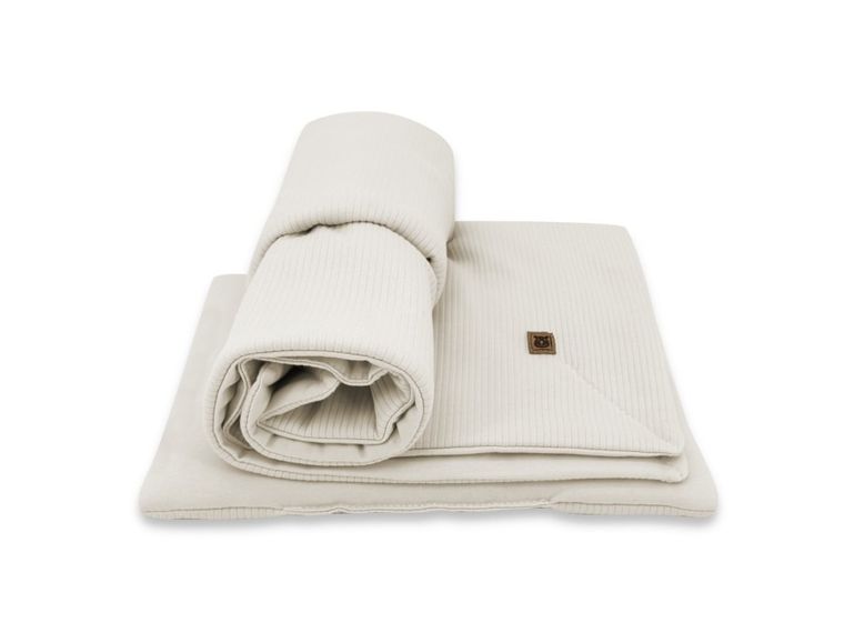 MimiNu, Soft, zestaw: pościel z wypełnieniem, TOG 1.75, beż, 60-70 cm