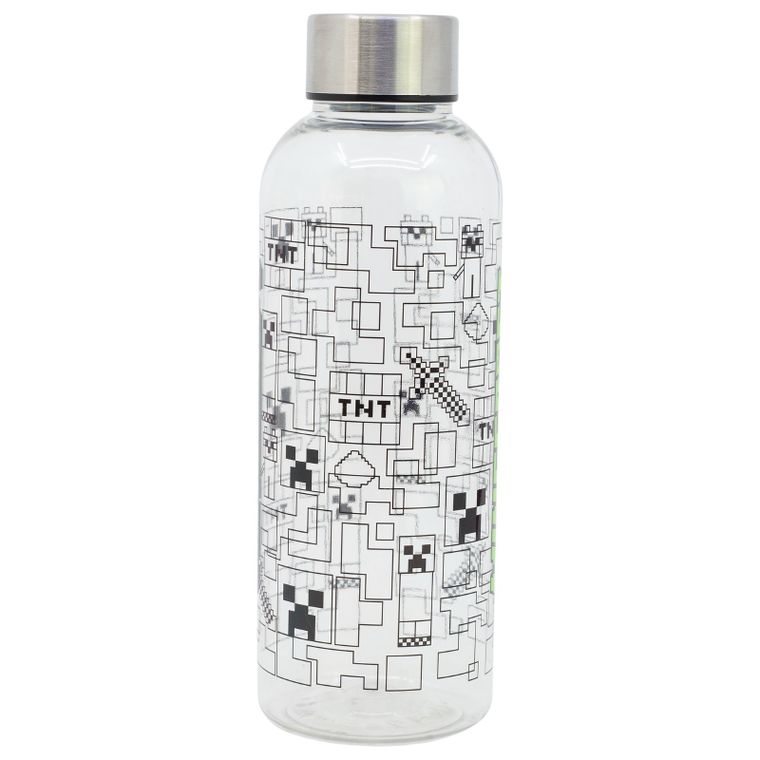 Minecraft, butelka plastikowa na wodę, 850 ml