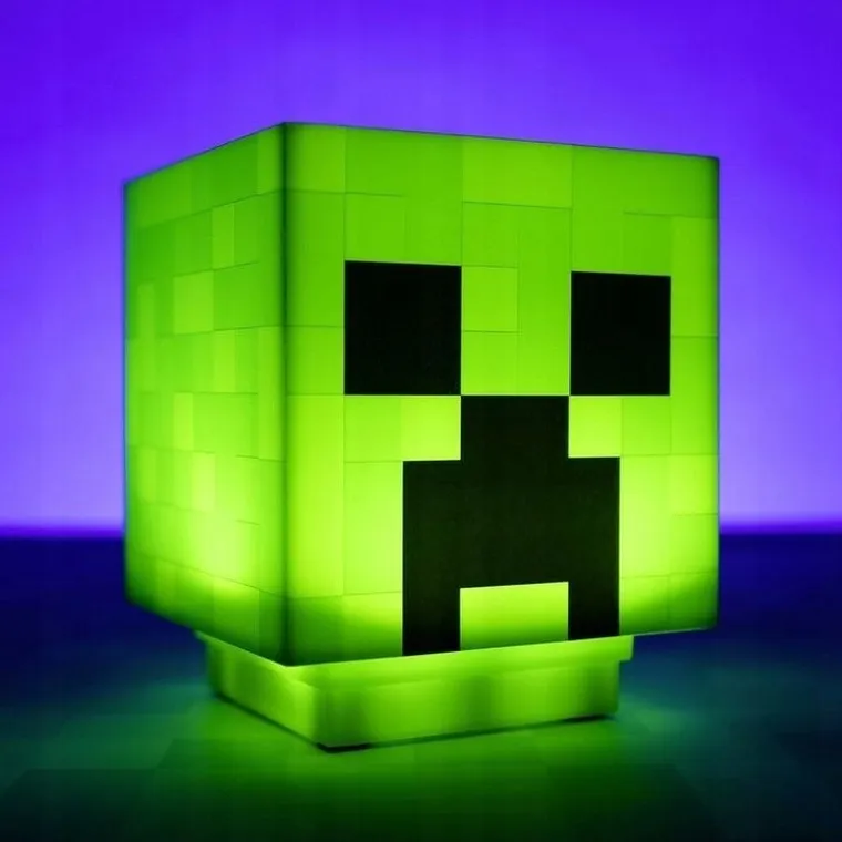Minecraft, Creeper, lampka