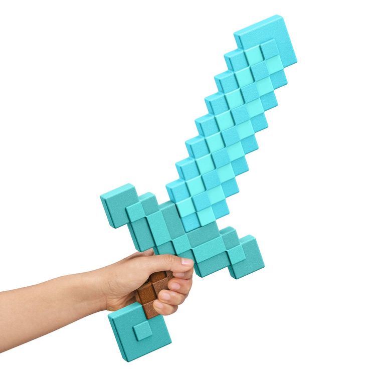 Minecraft, Diamentowy miecz, zabawka Role Play, akcesorium