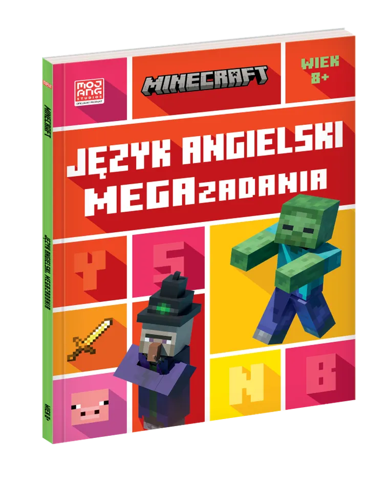 Minecraft. Język angielski. Megazadania 8+