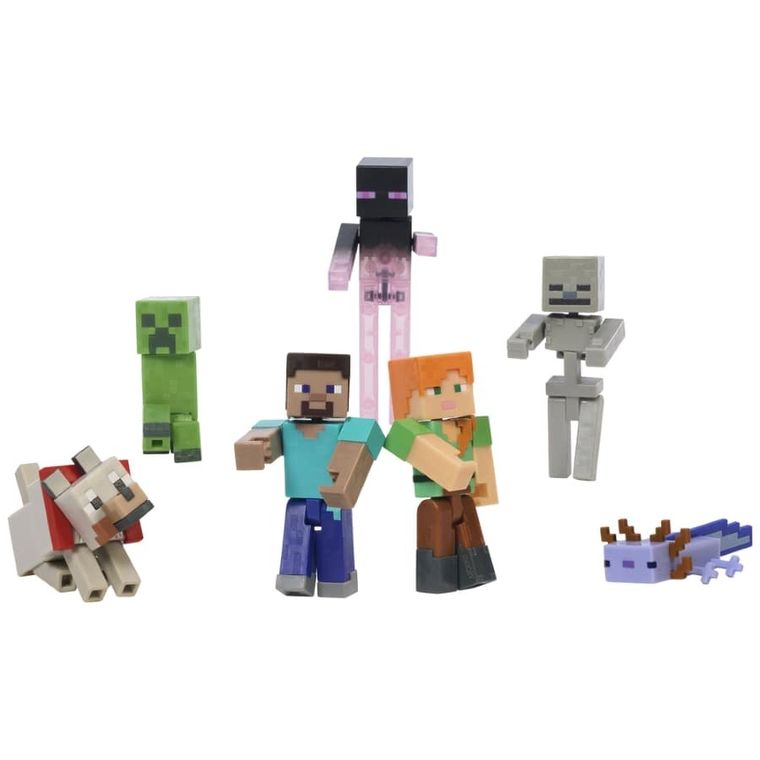 Minecraft, Moby, zestaw figurek