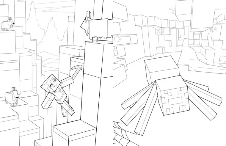 Minecraft. Oficjalna kolorowanka przygodowa