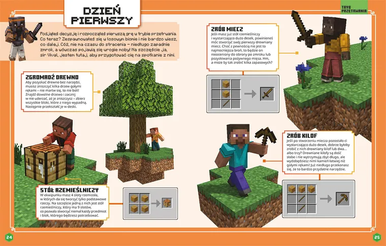 Minecraft. Podręcznik dla początkujących. Całkiem nowe wydanie 2024