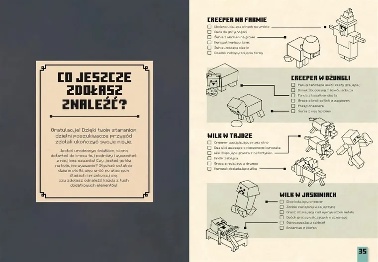 Minecraft. Złap Creepera i inne Moby