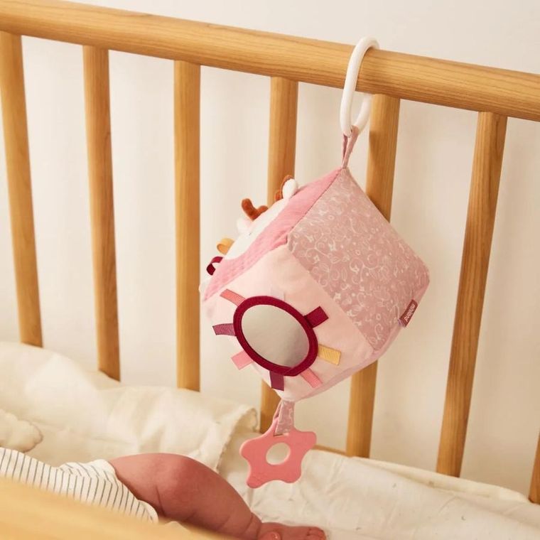 Miniland, Baby Deer, kostka sensoryczna do łóżeczka, jelonek