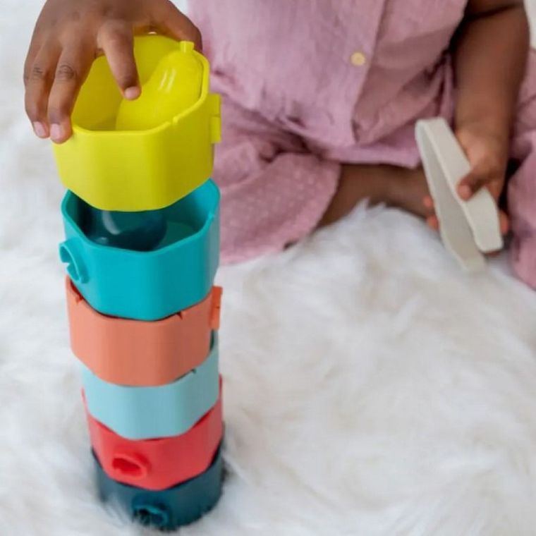 Miniland, Feel To Learn, pień drzewa, sorter kształtów