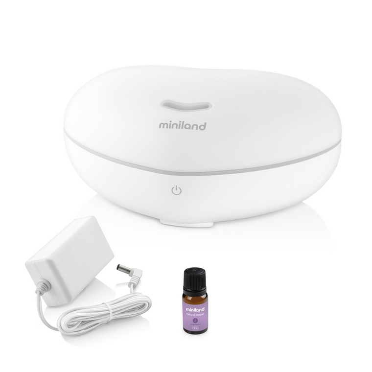 Miniland, nawilżacz, aromatyzator z funkcją lampki i dźwiękami