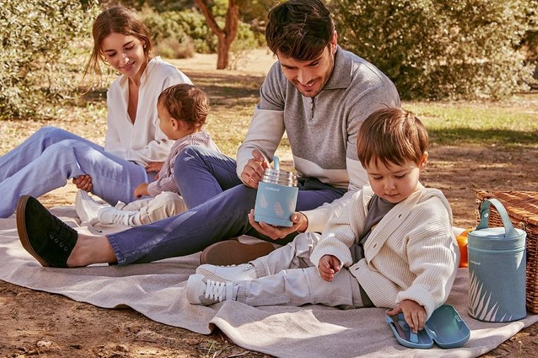 Miniland, Terra, Palmy, termos na jedzenie, morski, 280 ml