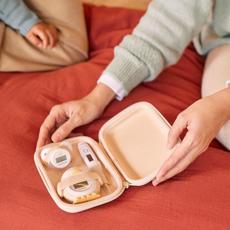 Miniland, Valencia, zestaw 3 termometrów: termometr flexi, do kąpieli, smoczek