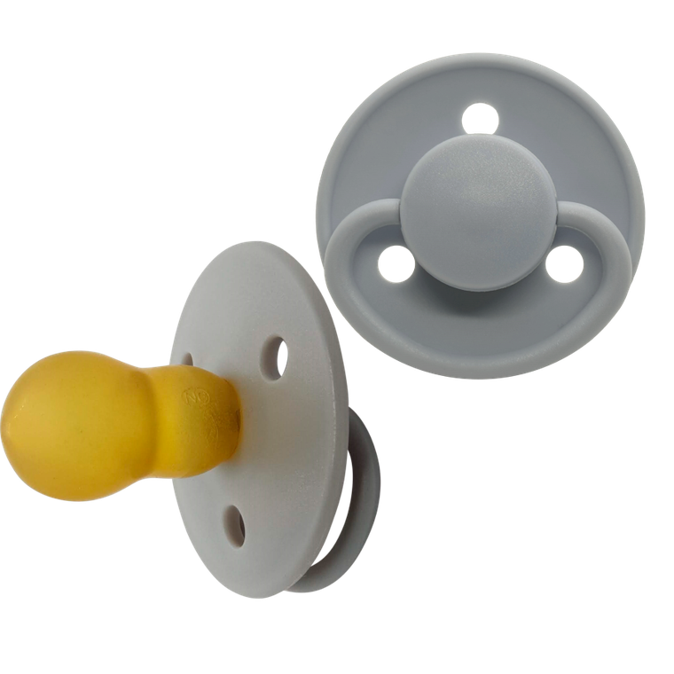 Mininor, smoczek lateksowy, Grey Seal, 6m+, 2 szt.