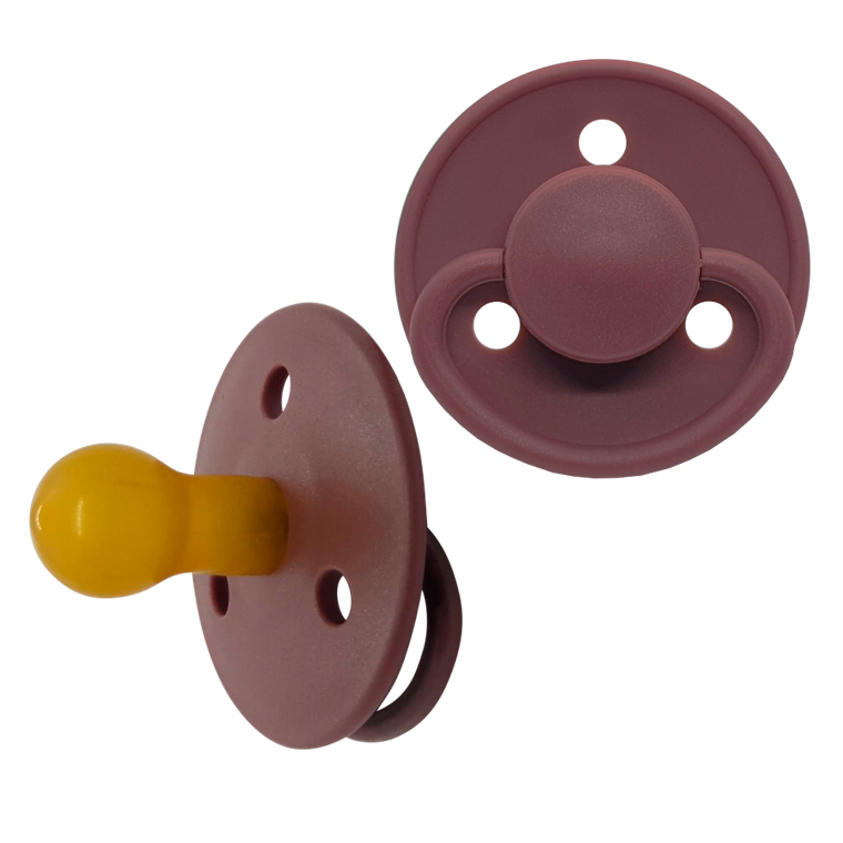 Mininor, smoczek lateksowy, Heath Flower, 0m+, 2 szt.