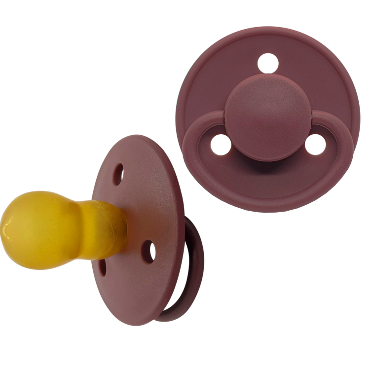 Mininor, smoczek lateksowy, Heath Flower, 6m+, 2 szt.