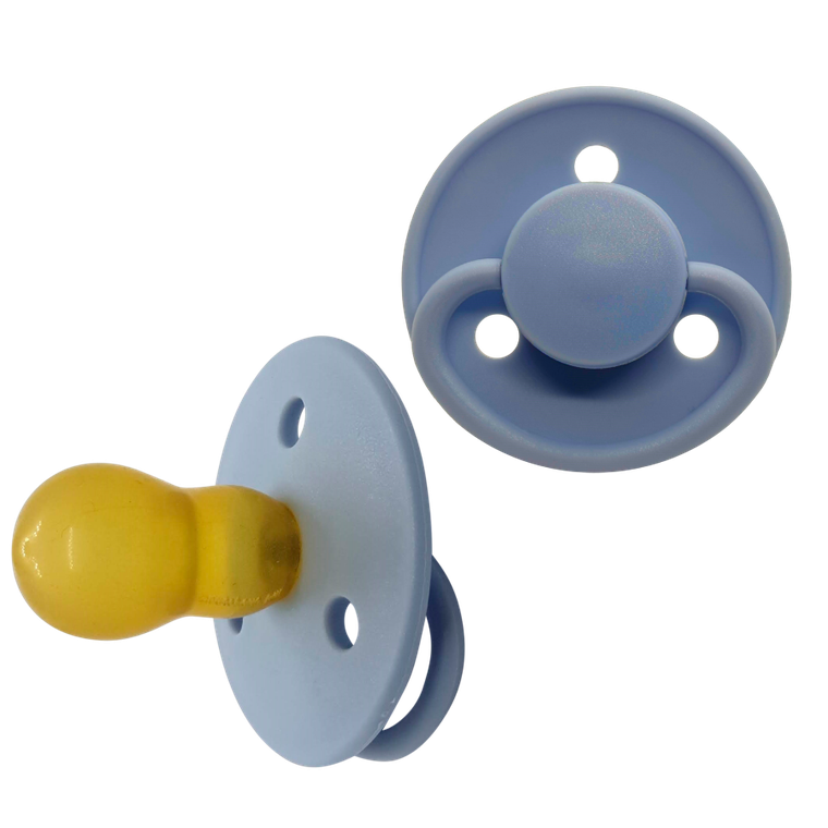 Mininor, smoczek lateksowy, Nordic Sky Blue, 6m+, 2 szt.