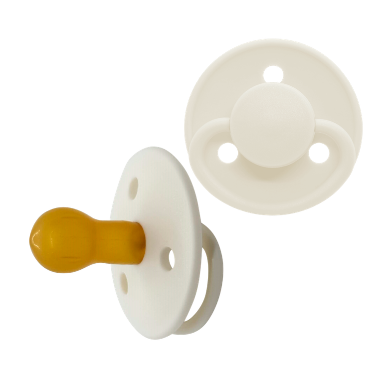 Mininor, smoczek lateksowy, Snowberry, 0m+, 2 szt.