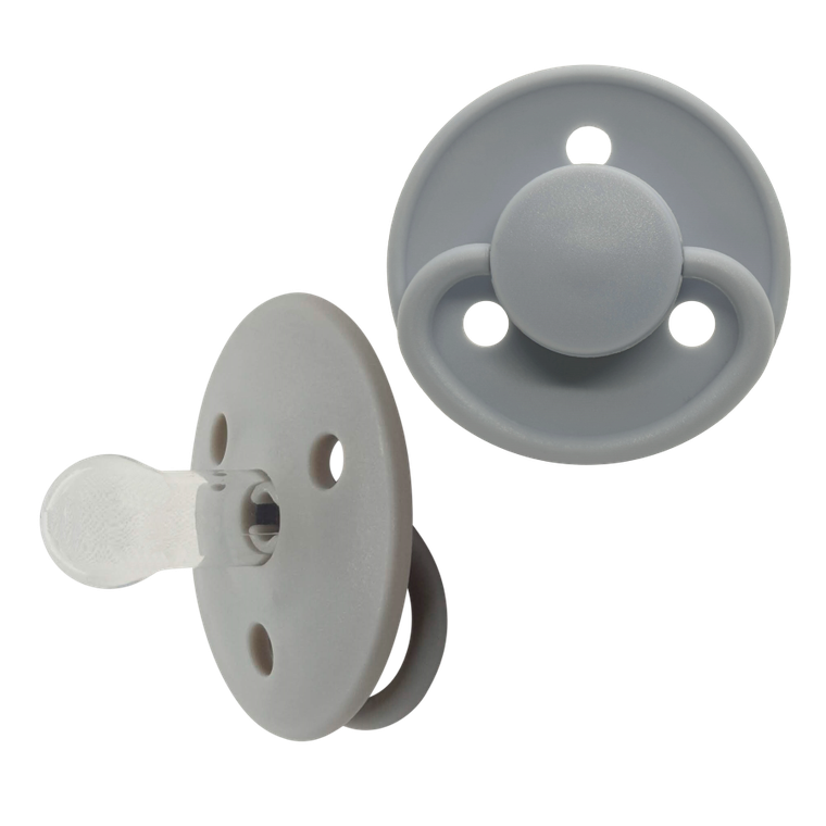 Mininor, smoczek silikonowy, Grey Seal, 0m+, 2 szt.