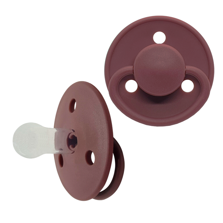 Mininor, smoczek silikonowy, Heath Flower, 0m+, 2 szt.