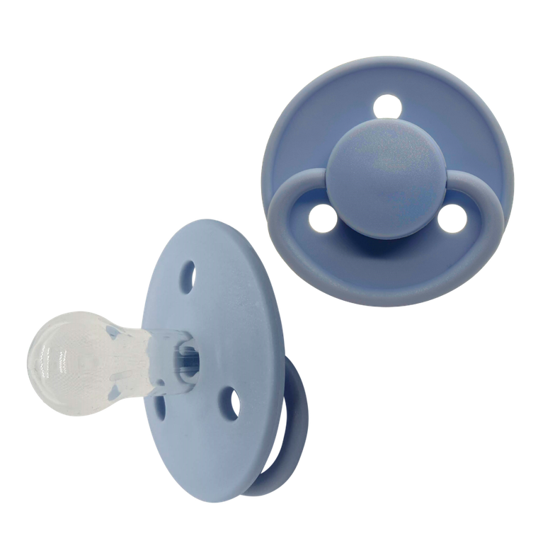 Mininor, smoczek silikonowy, Nordic Sky Blue, 6m+, 2 szt.