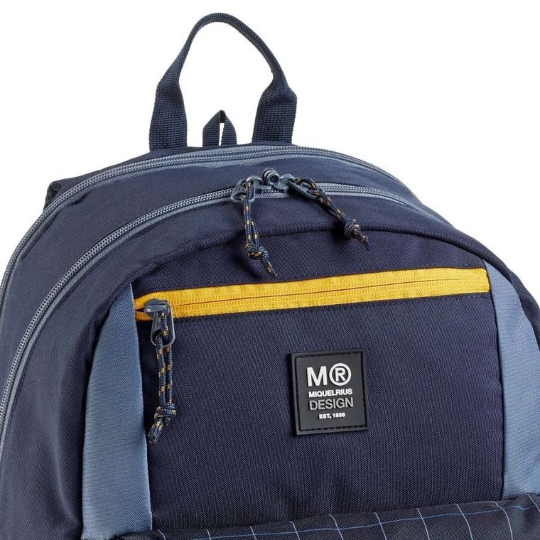 Miquelrius, Amsterdam, Rider, plecak trzykomorowy, czarny, 28l