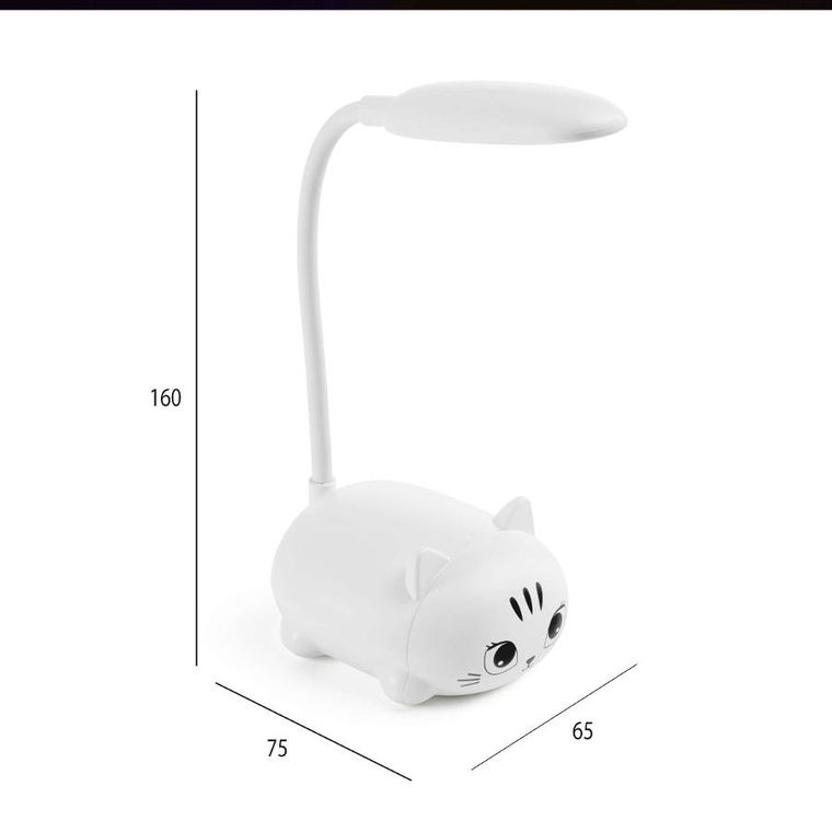 Miquelrius, lampka LED, kotek, biały