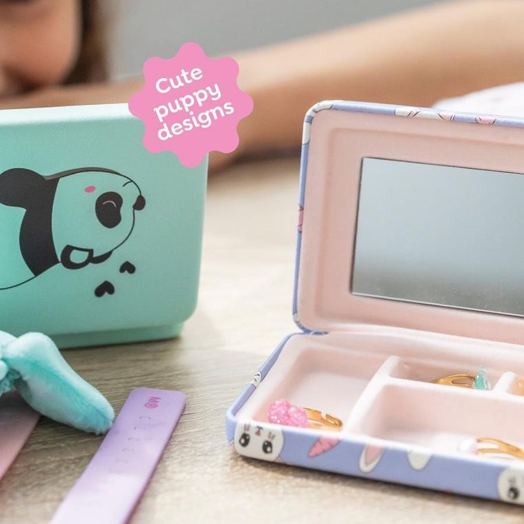 Miquelrius, pudełeczko na biżuterię z lusterkiem, panda